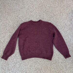 Hand knit vintage Maine women’s sweater. Medium